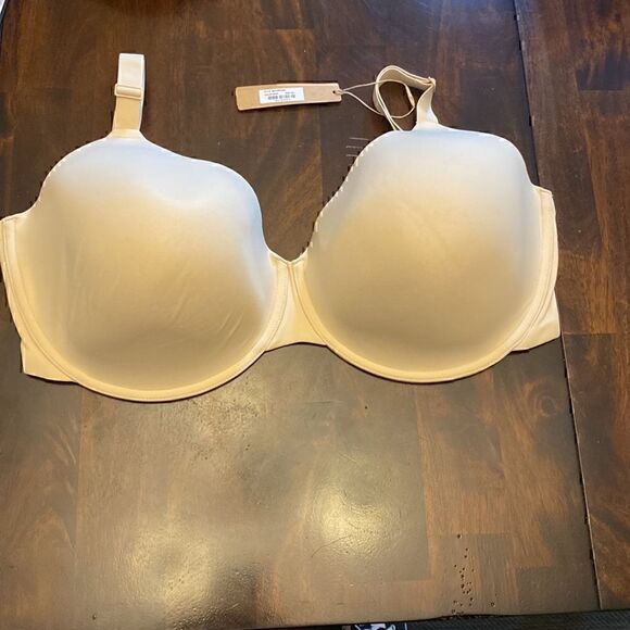 NWT Skims 40E Fits Everybody Full Coverage T-Shirt Bra in “Sand” - Picture 3 of 4